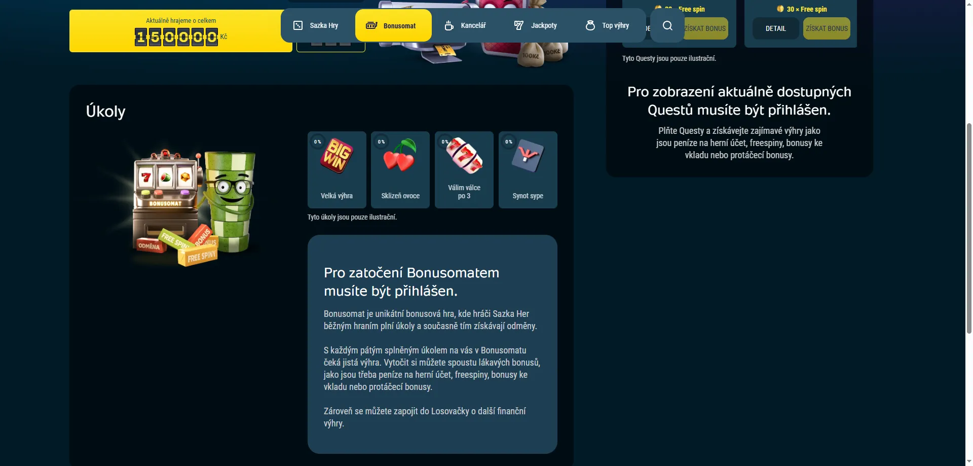 Sazka Casino bonus 700 free spinů a 300 Kč za registraci