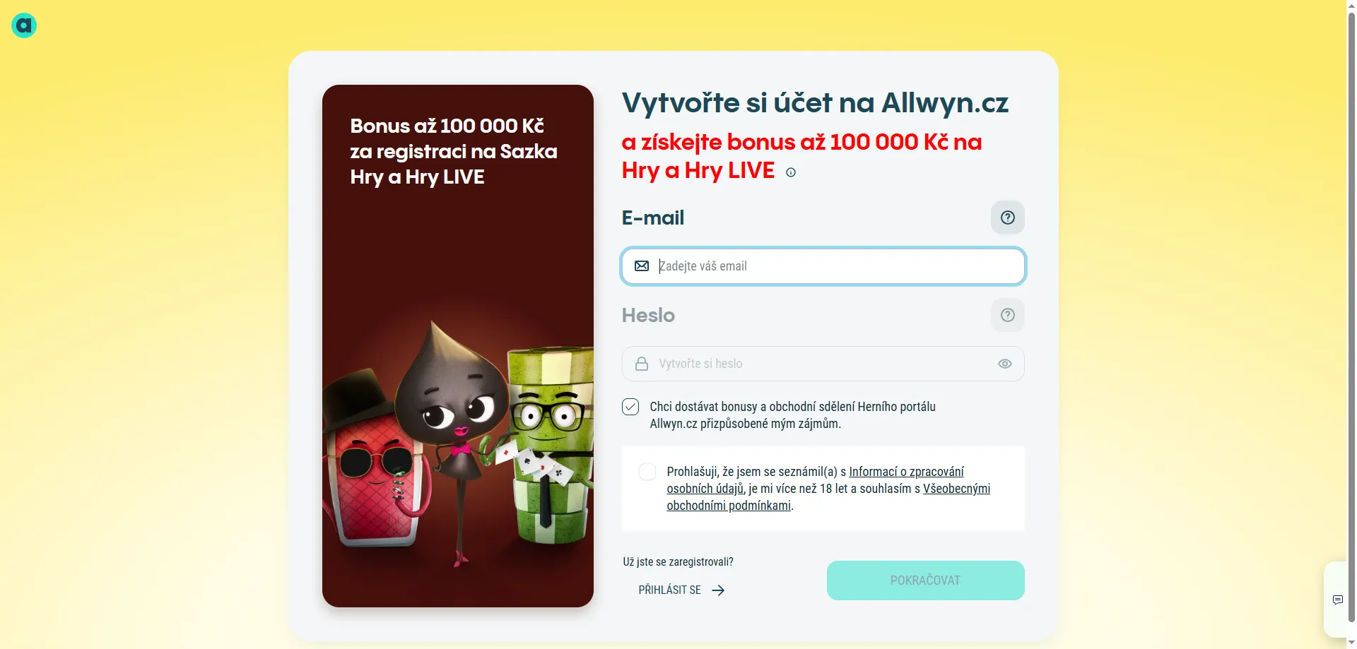 Sazka Casino registrace online krok za krokem – jak začít